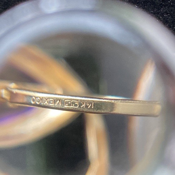 Imperial Gold Co 14K Gold Amethyst Earrings - Picture 5 of 7